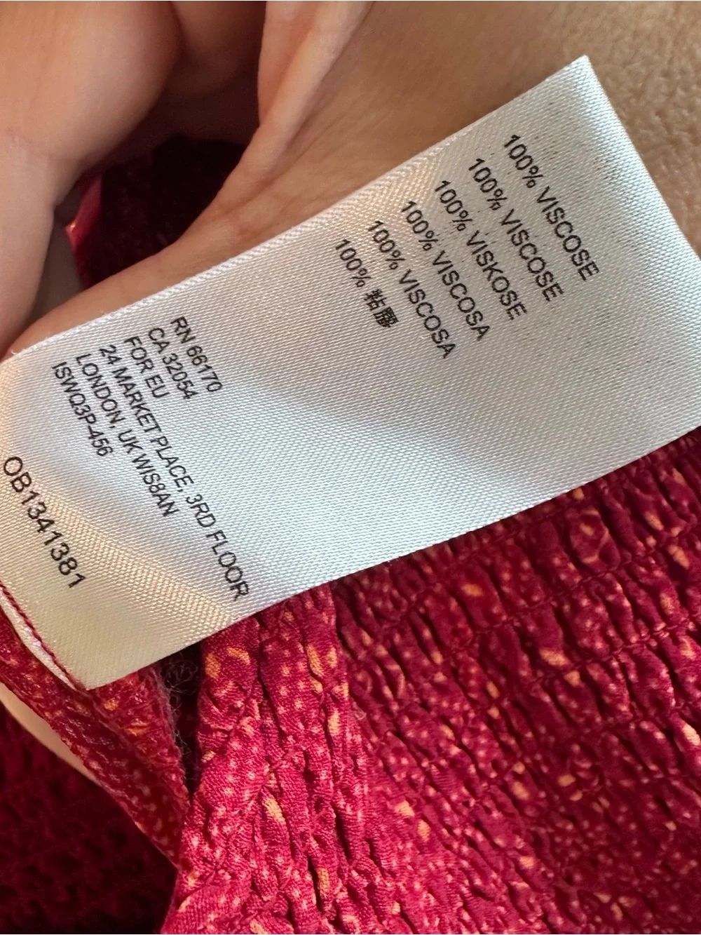 Free People x Revolve Little Of Your Love Smocked Floral Wide Leg Jumpsuit
